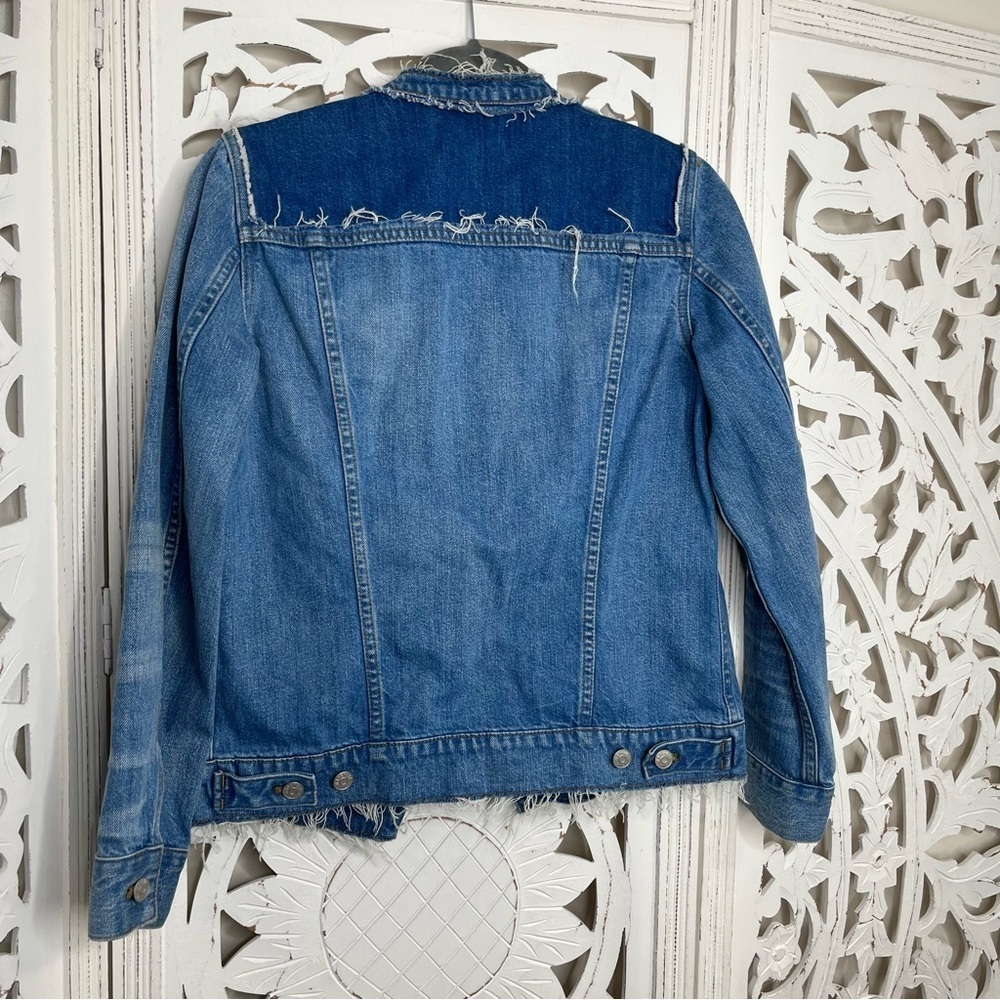 Madewell Distressed Denim Jacket - Picture 3 of 6